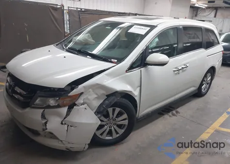 2016 Honda Odyssey Ex-L из США, поврежденный, VIN 5FNRL5H61GB160159